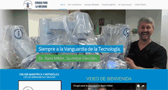 Desktop Screenshot of cirugiaparalaobesidad.com