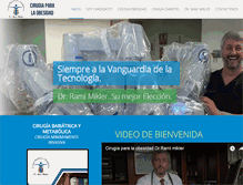 Tablet Screenshot of cirugiaparalaobesidad.com